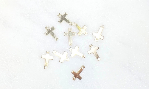 Small Cross Connector | Gold - Case Collection Clothing