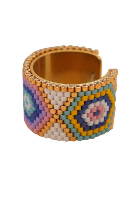 Beaded Cuff Ring - Case Collection Clothing