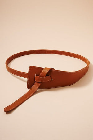 Slit + Tie Vegan Belt - Case Collection Clothing