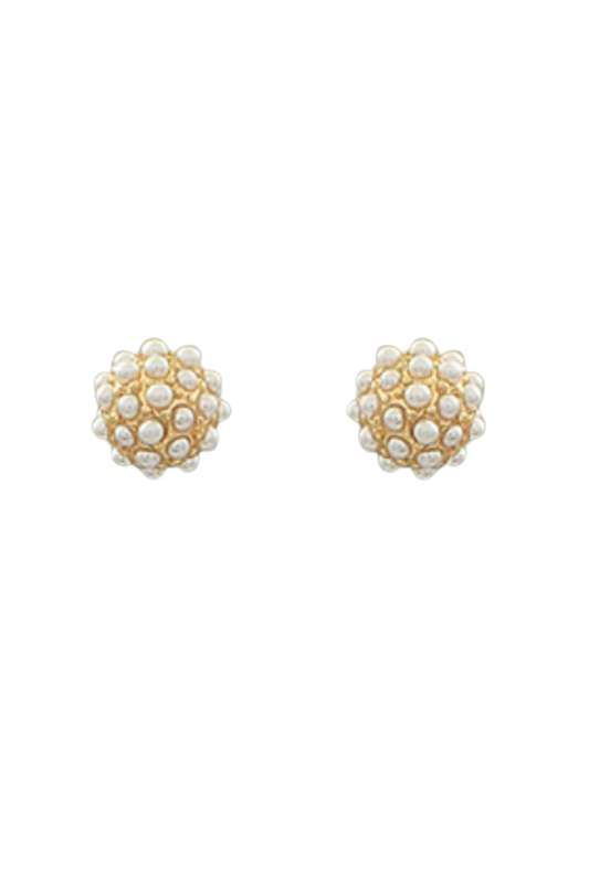 Pearl Ball Studs - Case Collection Clothing