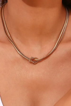 Knotted Snake Chain Necklace - Case Collection Clothing