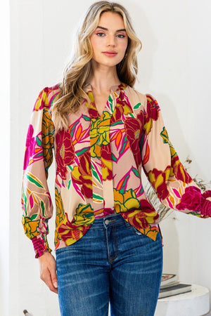 
            
                Load image into Gallery viewer, Evelyn Floral Top - Case Collection Clothing
            
        