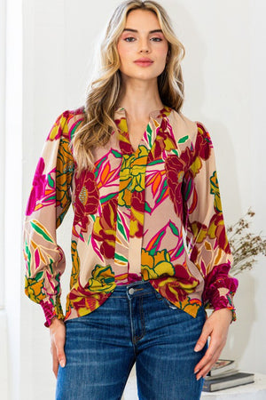 
            
                Load image into Gallery viewer, Evelyn Floral Top - Case Collection Clothing
            
        