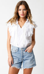 Janelle Ruffle Top - Case Collection Clothing