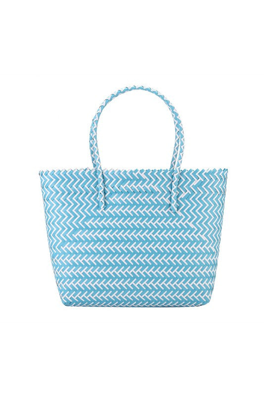 Basket Weave Tote Bag - Case Collection Clothing