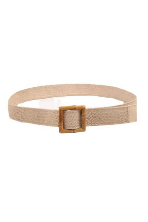 Bamboo Buckle Natural Belt - Case Collection Clothing