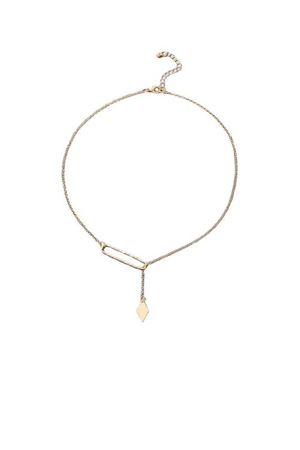 Diamond Pendant Lariat Necklace - Case Collection Clothing