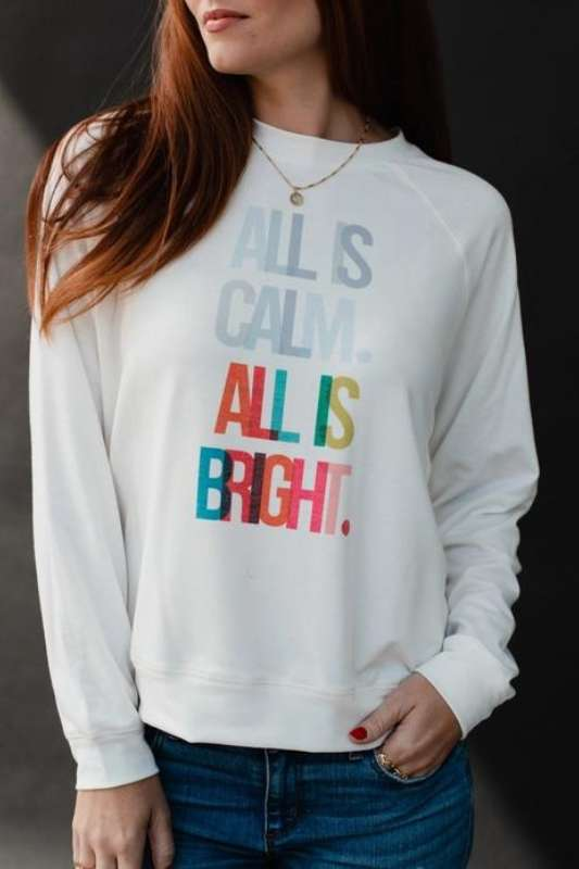 "All Is Bright" Sweatshirt - Case Collection Clothing