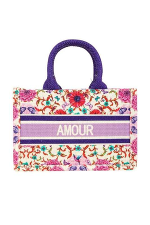 Amour Small Flower Tote | Lilac - Case Collection Clothing