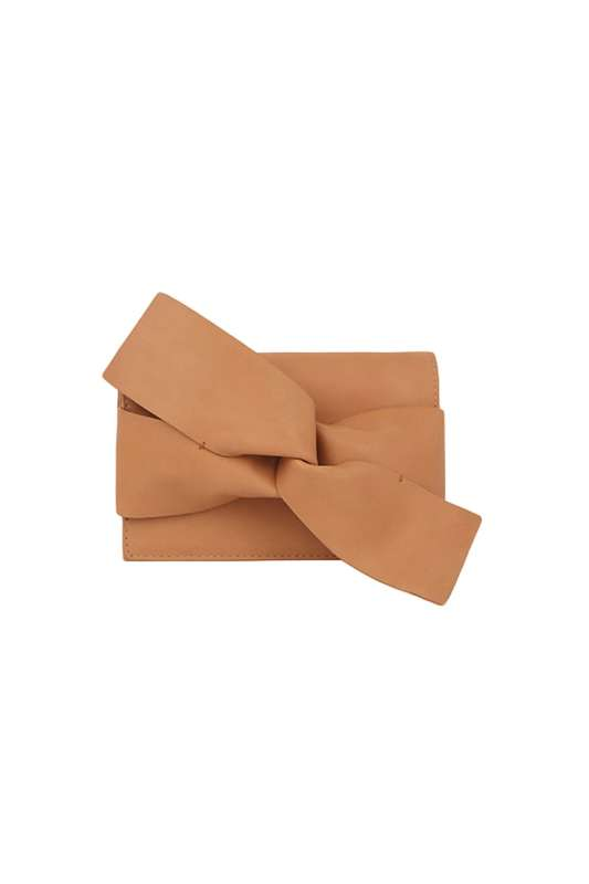 Bow Vegan Leather Clutch - Case Collection Clothing