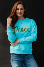"Peace" Sweatshirt - Case Collection Clothing
