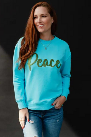 "Peace" Sweatshirt - Case Collection Clothing