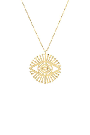 
            
                Load image into Gallery viewer, Evil Eye Pendant Necklace - Case Collection Clothing
            
        