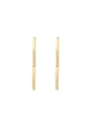 
            
                Load image into Gallery viewer, Chain Row Earrings - Case Collection Clothing
            
        
