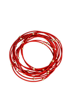 Red Guitar String Bracelets - Case Collection Clothing