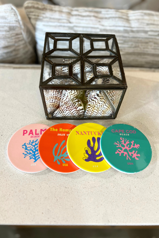 Ceramic Coasters - Dolce Beach - Case Collection Clothing