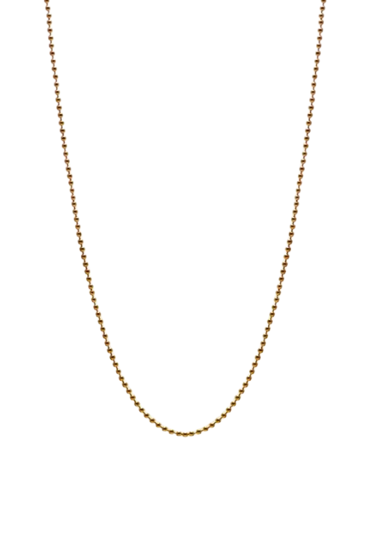 Gold Beaded Base Necklace - Case Collection Clothing