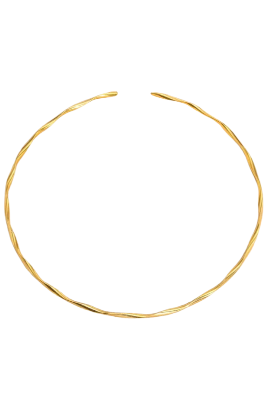 Gold Cuff Necklace - Case Collection Clothing