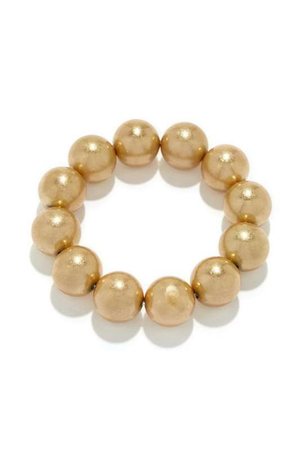 18mm Gold Ball Bracelet - Case Collection Clothing