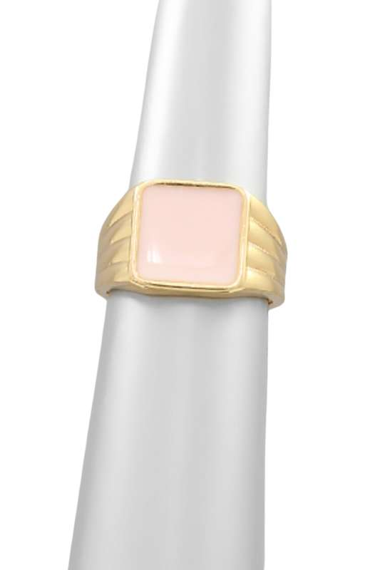 
            
                Load image into Gallery viewer, Pink Signet Ring - Case Collection Clothing
            
        