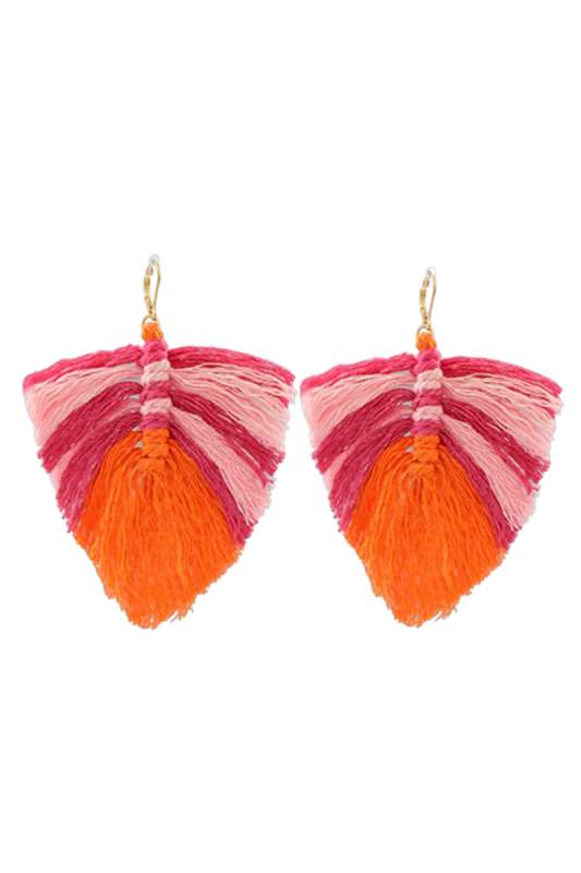 Tritone Tassels | Pink - Case Collection Clothing