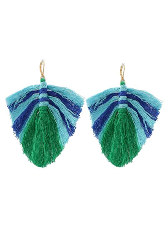 Tritone Tassels | Green - Case Collection Clothing