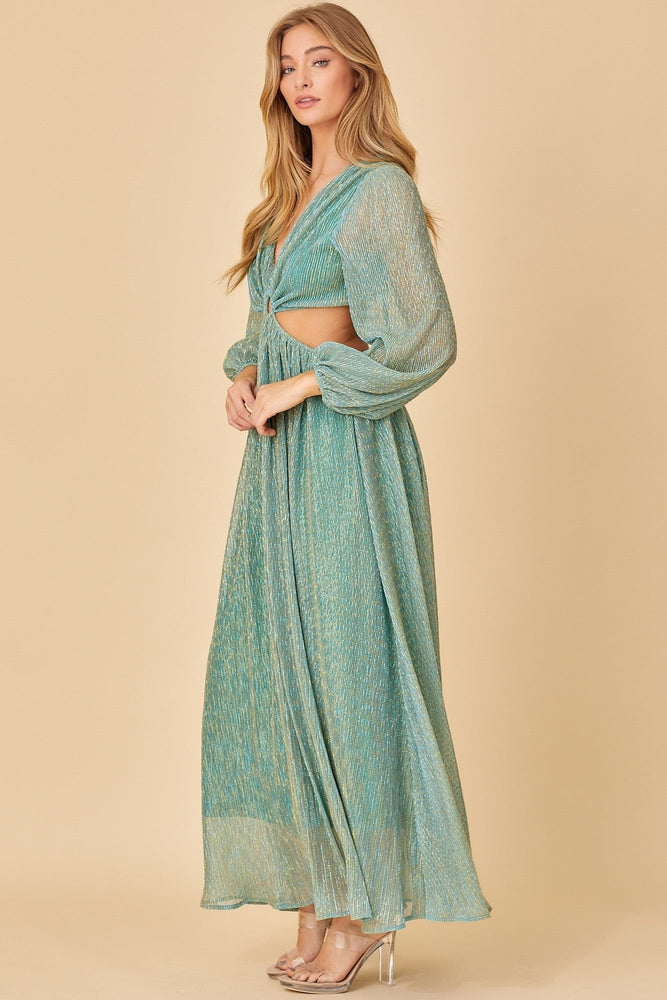 Lila Iridescent Maxi Dress - Case Collection Clothing