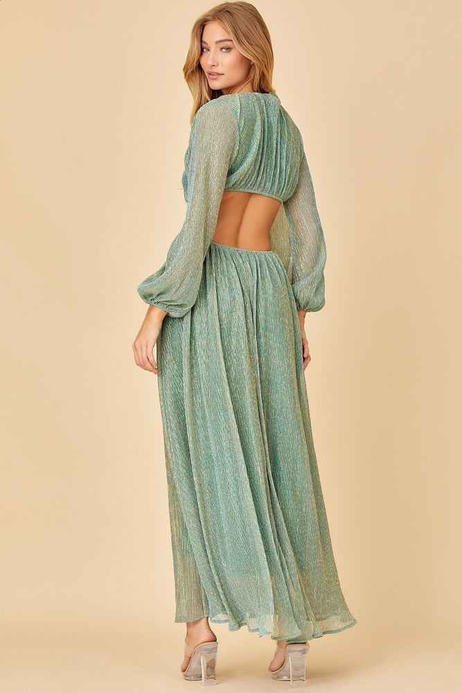 Lila Iridescent Maxi Dress - Case Collection Clothing