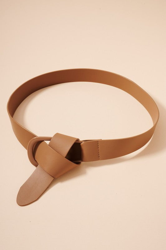 Oval Buckle Vegan Belt - Case Collection Clothing
