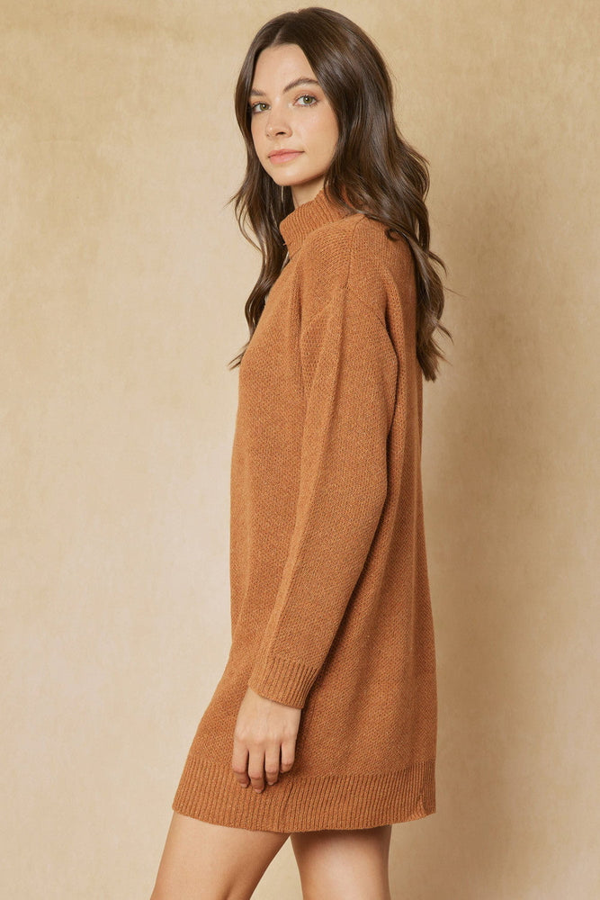 
            
                Load image into Gallery viewer, Copper Sweater Dress - Case Collection Clothing
            
        